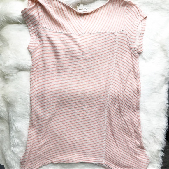 Anthropologie Meadow Rue Spliced Striped Top - Picture 5 of 5
